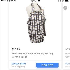 Nursing cover with bag-  BRAND NEW, NEVER WORN